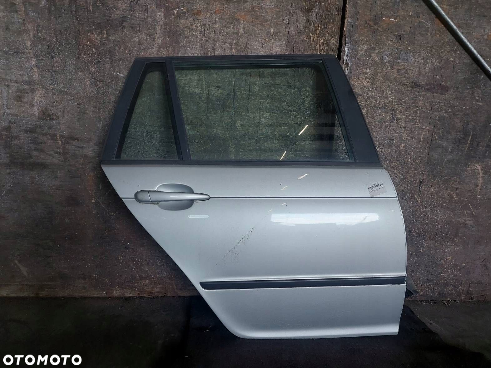 DRZWI KOMPLETNE LEWY TYŁ BMW E46 LIFT 316i 354/7 TITANSILBER METALLIC - 4