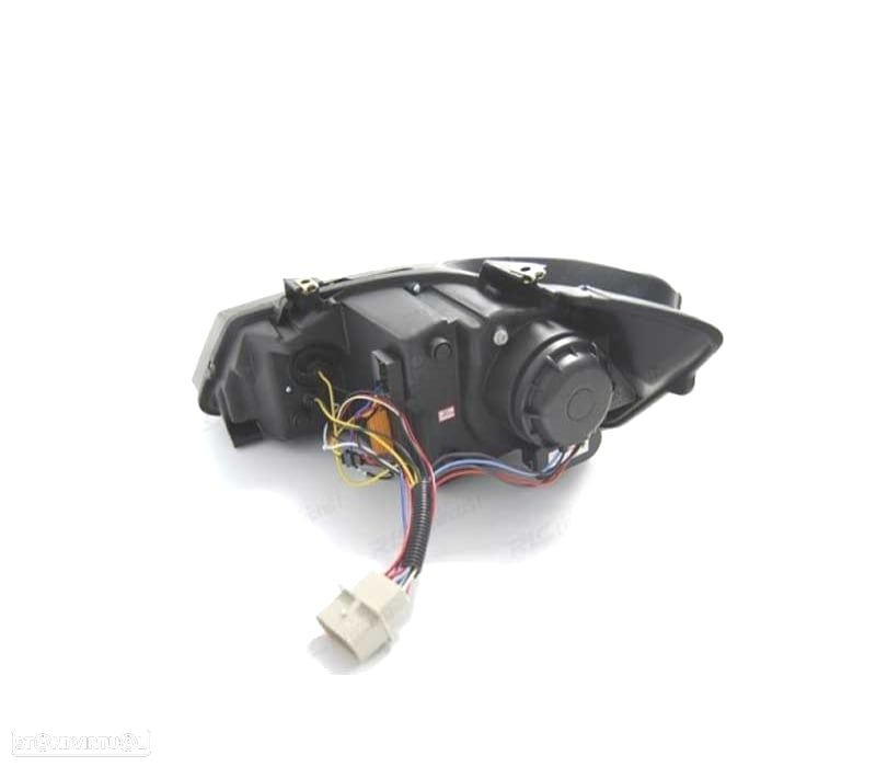 FARÓIS VOLKSWAGEN VW POLO 6R 10-14 LUZ DIURNA FUNDO NEGRO - 2