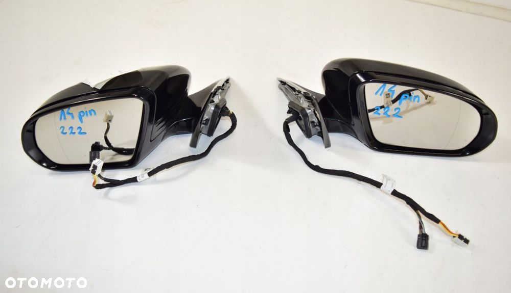 MERCEDES S W222 LUSTERKO PRAWE 14 PIN LAKIER 197