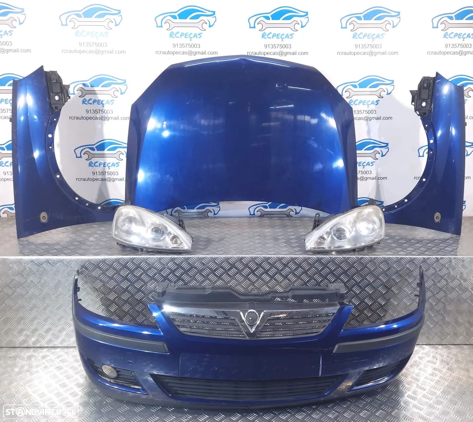 .FRENTE OPEL CORSA C COMBO C CAPOT PARACHOQUES GUARDA-LAMAS OTICAS OLHO BOI - 1