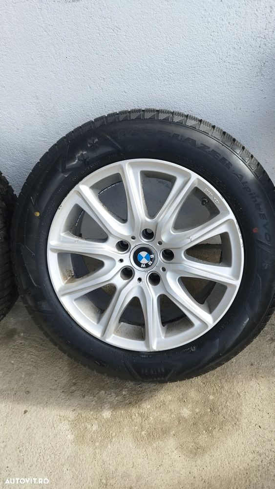 Set jante BMW KBA 48663 Aluett  8J17 Et 30 cu anvelope iarna 225/60/17 Dedicate BMW X3 F25 - 2