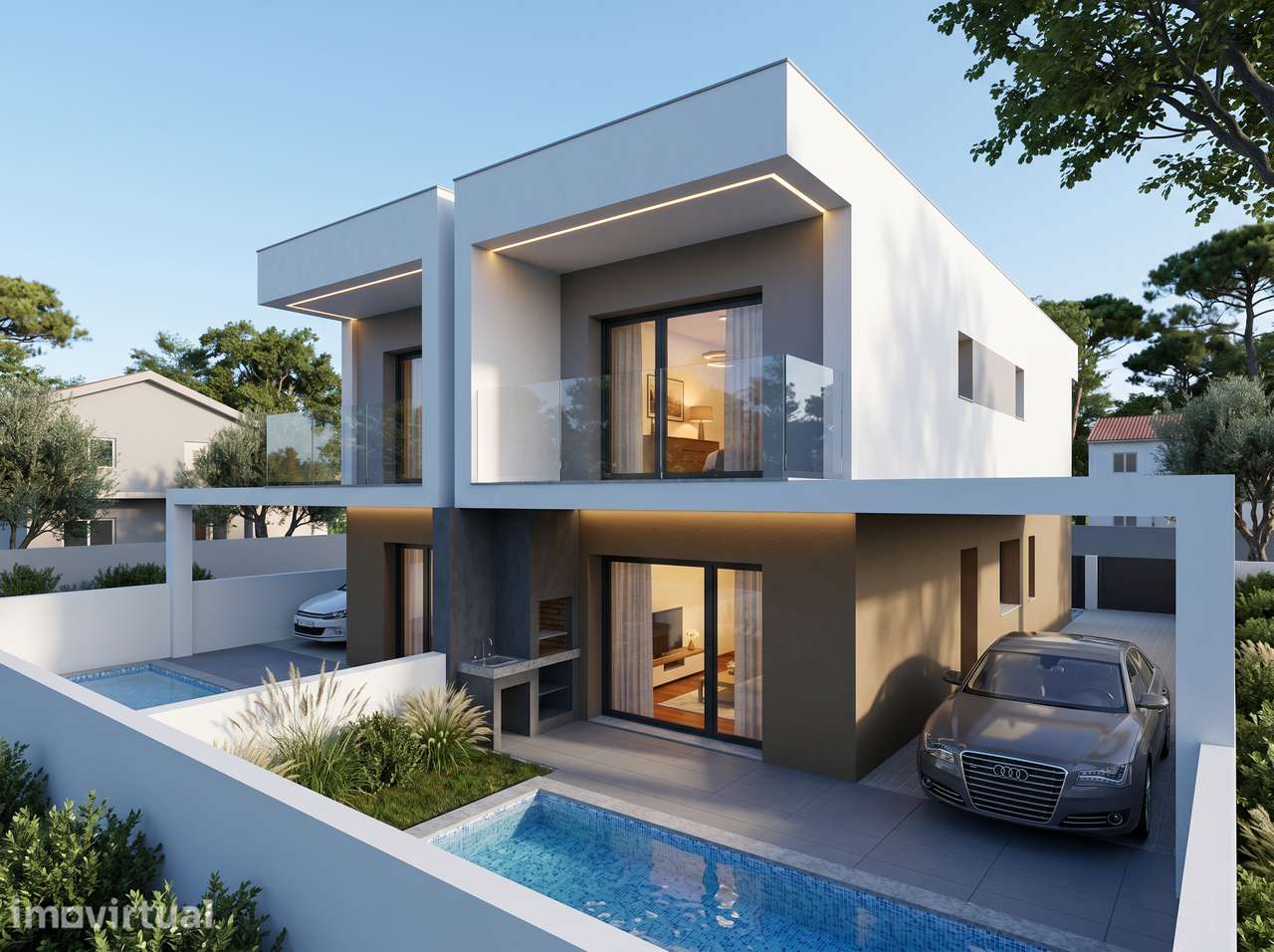 Moradia Geminada T3 com duas suites e Quarto no RC - Grande imagem: 3/7