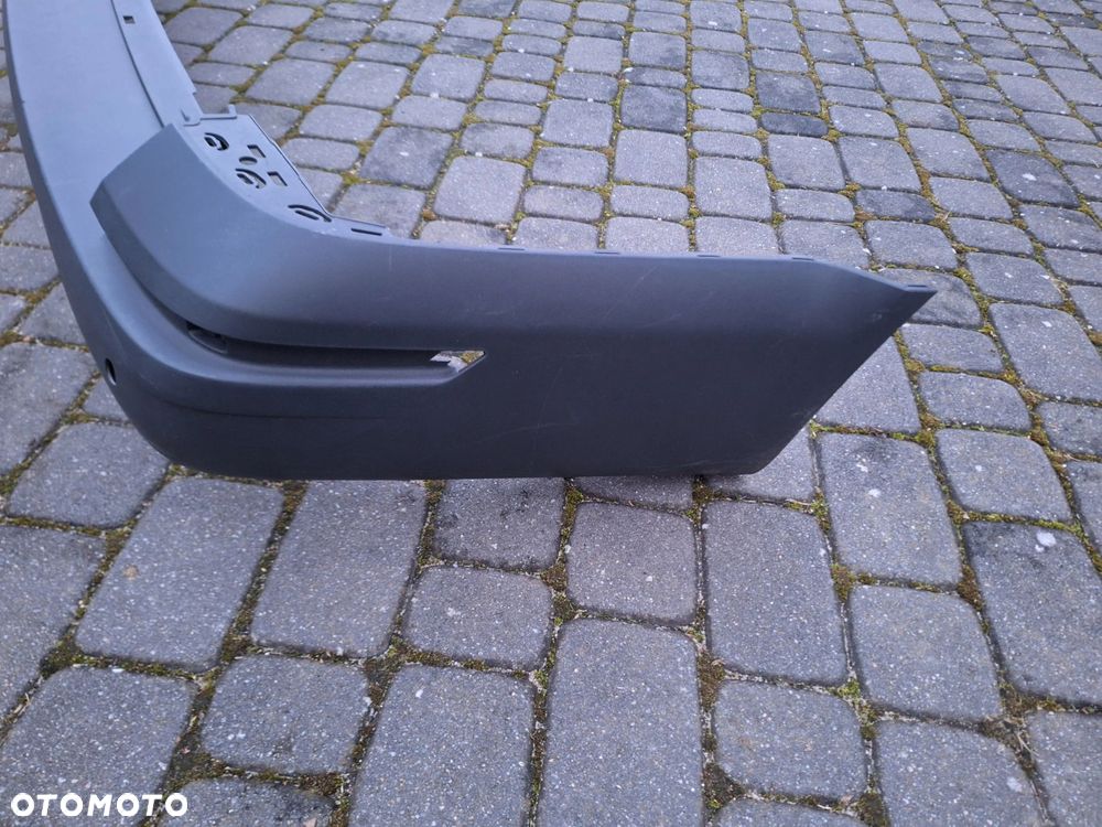 VW T6 TRANSPORTER 15-21r NIE KLEJONY! KOLOR STRUKTURY: SATINSCHWARZ ZDERZAK TYŁ TYLNY ORYG. 7E0807417 - 3