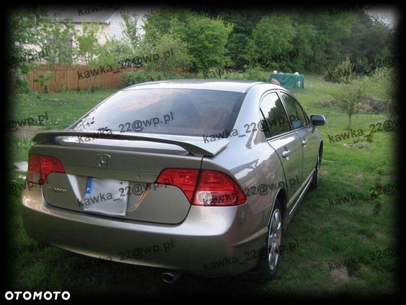 HONDA CIVIC PO 2006 SPOJLER LOTKA KLAPĘ PODKŁAD!