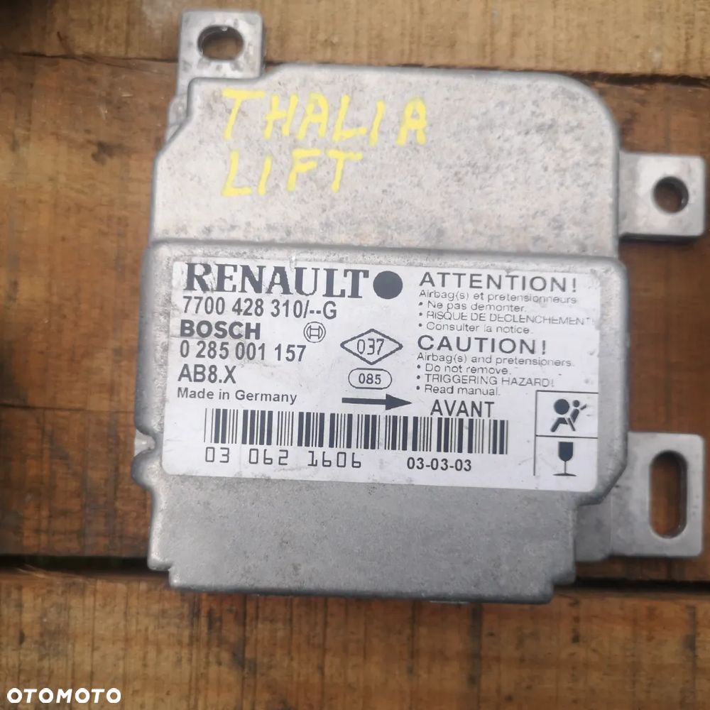 RENAULT THALIA LIFT KIEROWNICA LUSTERKO LAMPA WÓZEK - 7