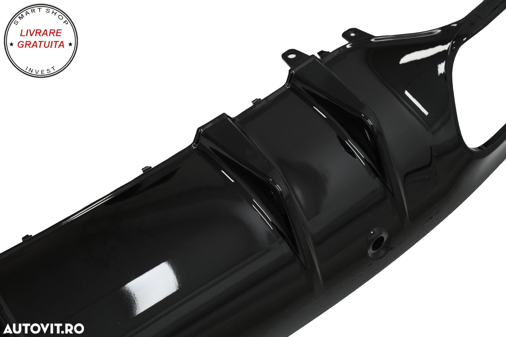 Difuzor Bara Spate Evacuare Dubla si Tobe Ornament Mercedes C-Class C205 A205 Coup- livrare gratuita - 7