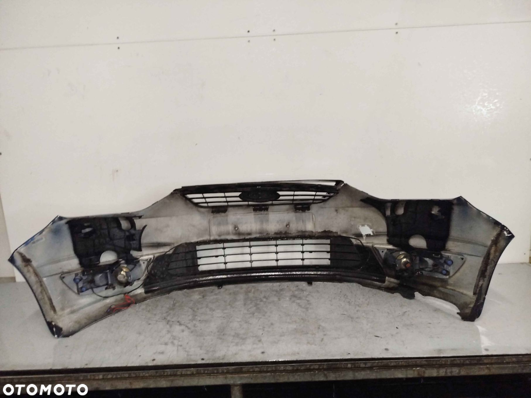 @ ZDERZAK PRZÓD PRZEDNI DO FORD GALAXY MK.2 2 II G6 CZARNY HALOGENY - 5