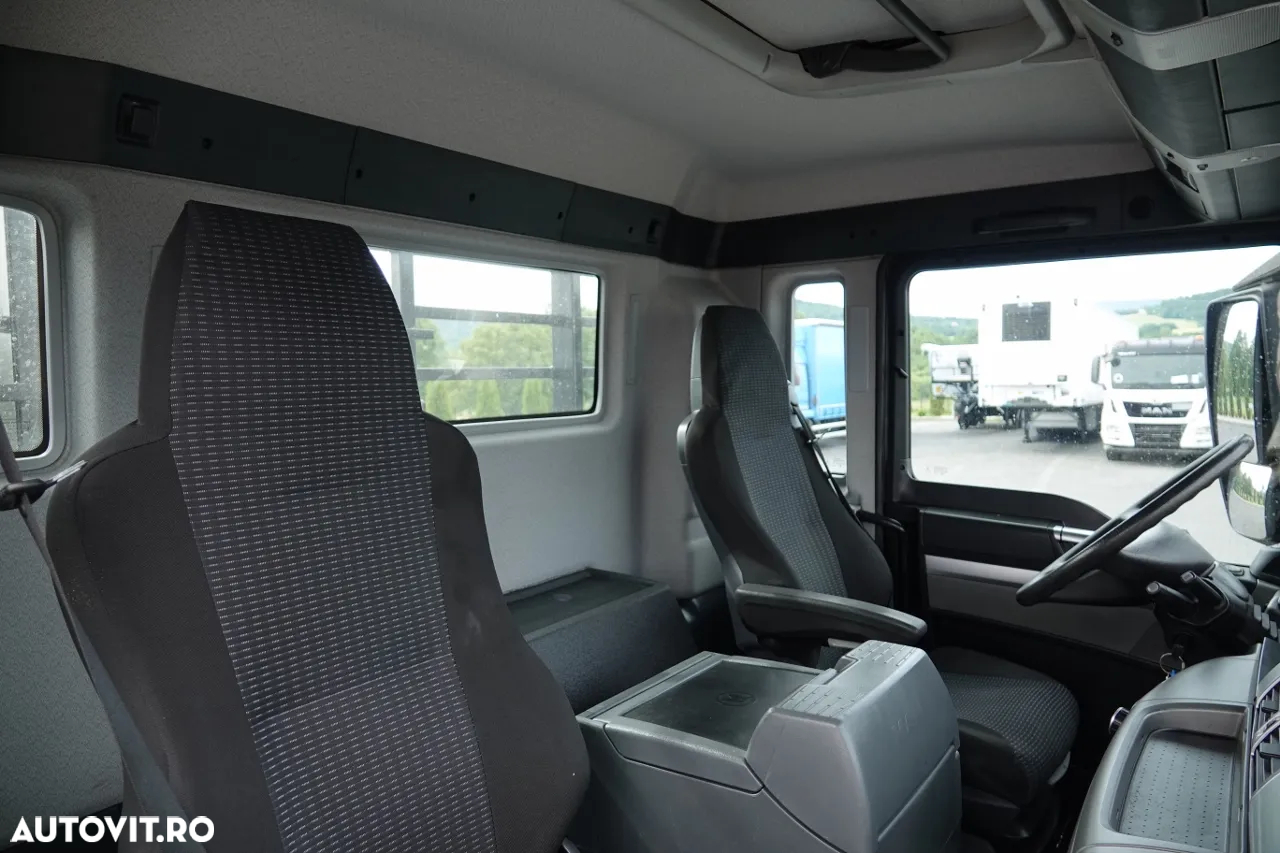 MAN TGS 26.320 / 6X4 / CAROSERIE 6.5 M + HDS HIAB 188 BS-3 / CAPACITATE MAXIMĂ DE RIDICARE: 4 900 KG / RADIOCOMANDĂ / ROTATOARE / EURO 6 - 35