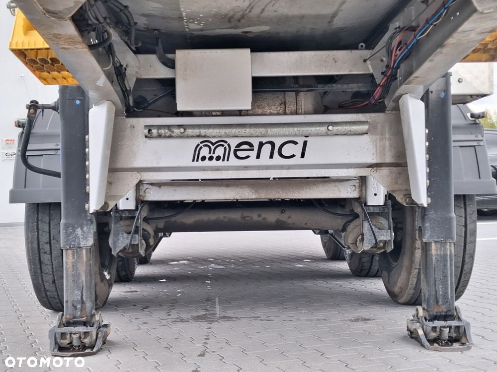 Menci Stalowa wywrotka 27m3, Elektryczny dach, Hardox - 5