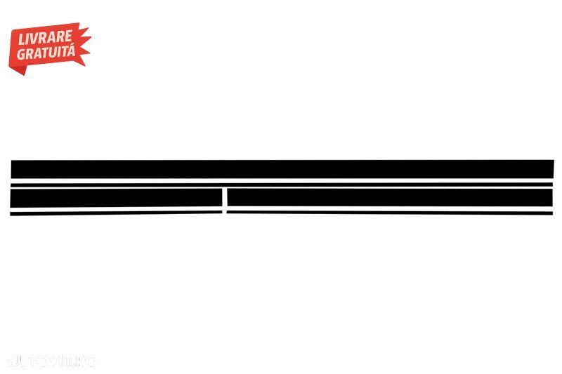 Set Stickere Negru Mat Mercedes CLA W117 C117 X117 (2013-2016) A-Class W176 (2012-- livrare gratuita - 3