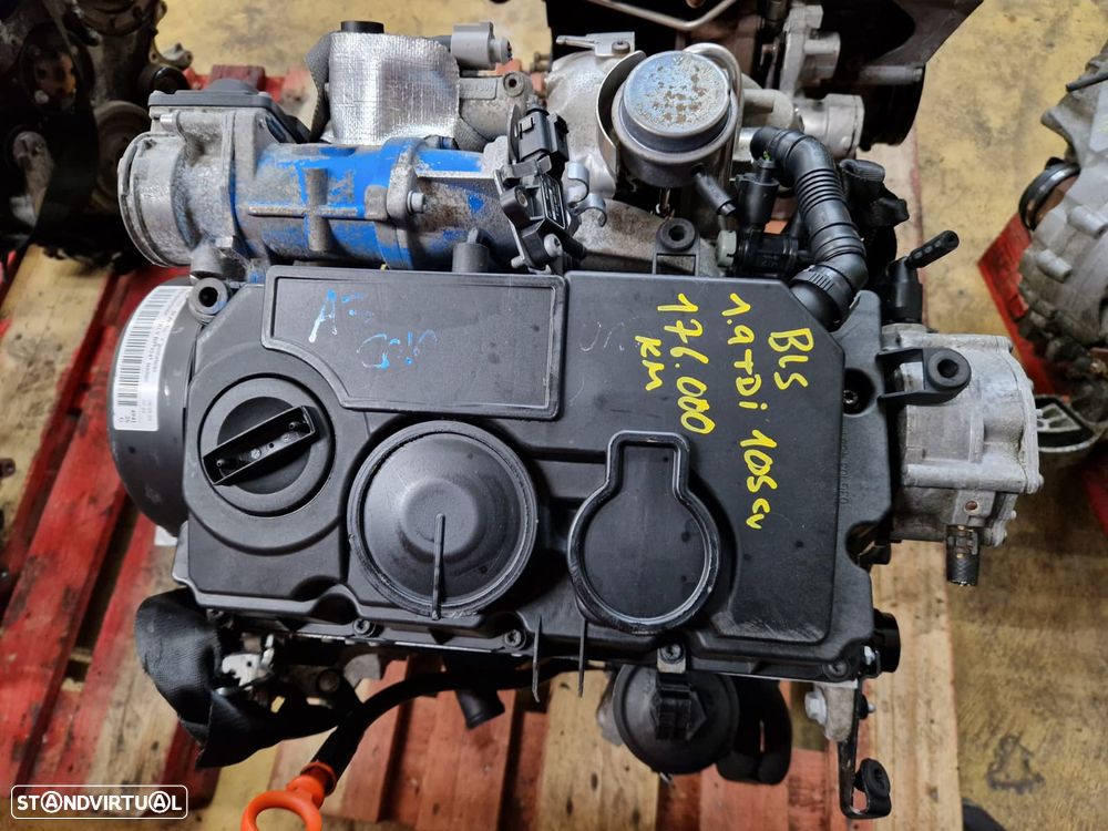 Motor usado BLS VW GOLF V 5 1.9 TDI 105CV BLUEMOTION SEAT LEON ALTEA SKODA OCTAVIA AUDI A3 TOURAN JETTA - 1
