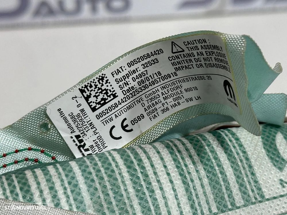 Airbag Cortina Esquerdo - Fiat Tipo (2016) - 3