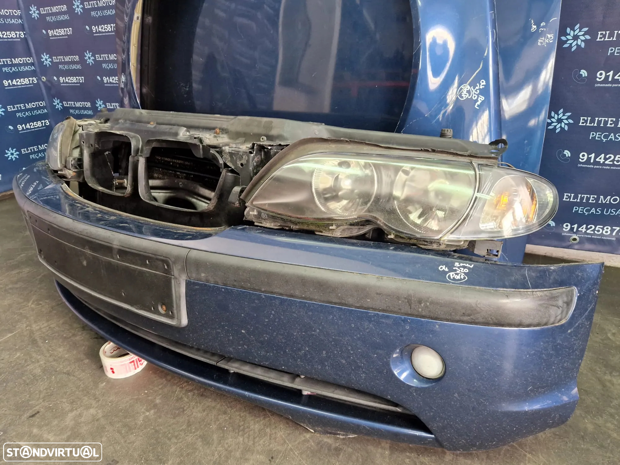 Frente completa usada BMW E46 320D FASE 2 SEDAN TOURING parachoques guardalamas capot oticas - 5