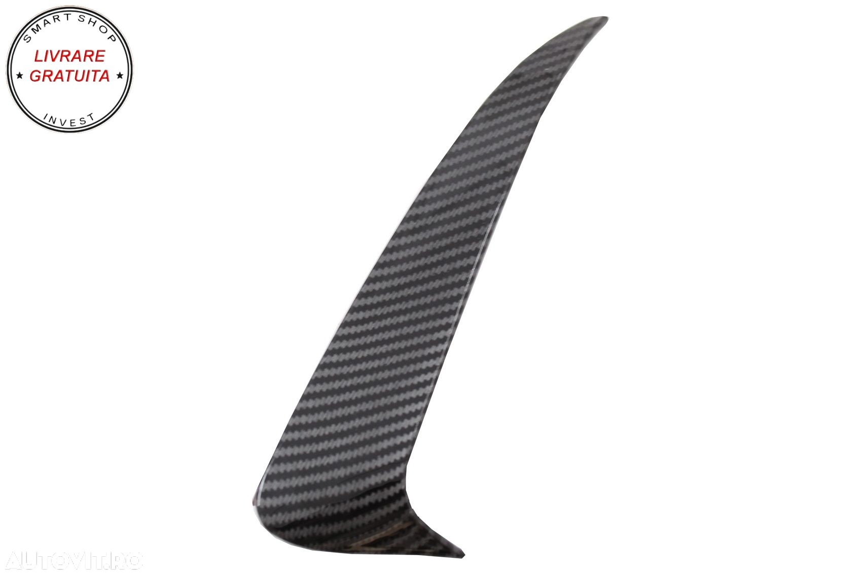 Ornamente Bara Spate Flapsuri Mercedes C Class W205 (2014-2020) Carbon Film- livrare gratuita - 4