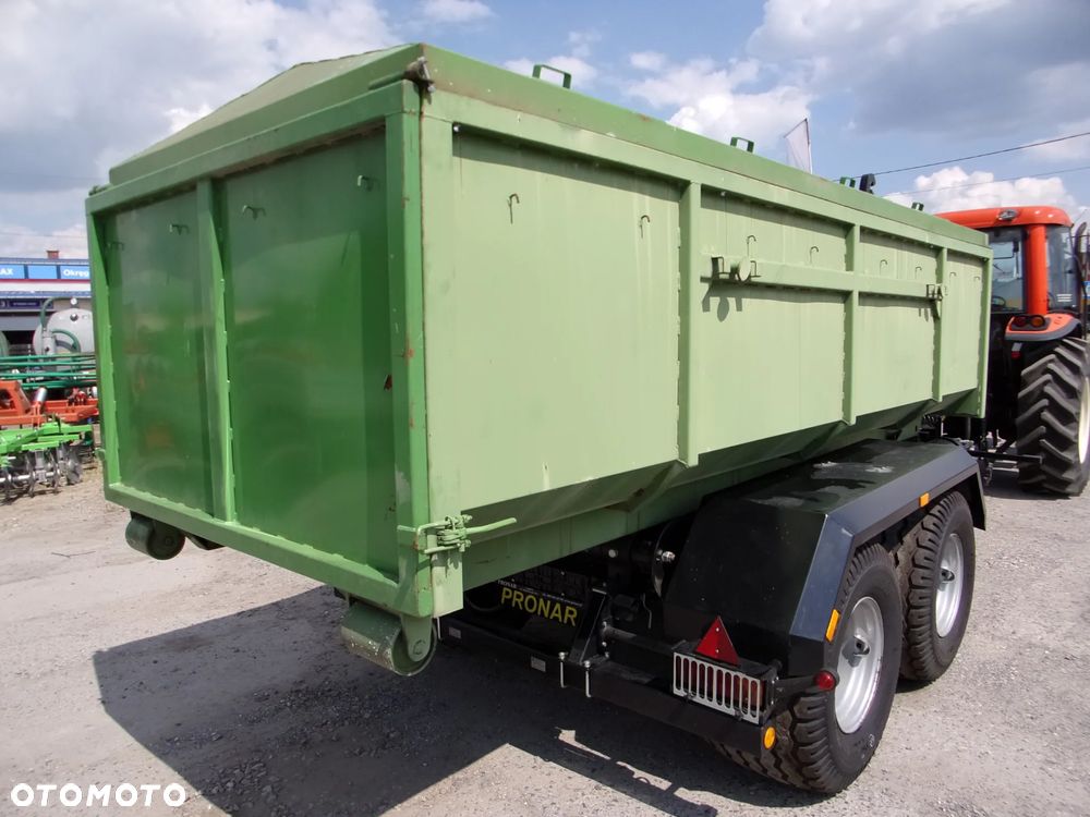Pronar Przyczepa hakowa PRONAR T-285/1 - 17,7t do obsługi kontenerów rolniczych, budowlanych i komunalnych oraz platform  transportowych,  Kontener KO-04 -13,5t, Kontener KP-10 -7ton - 26