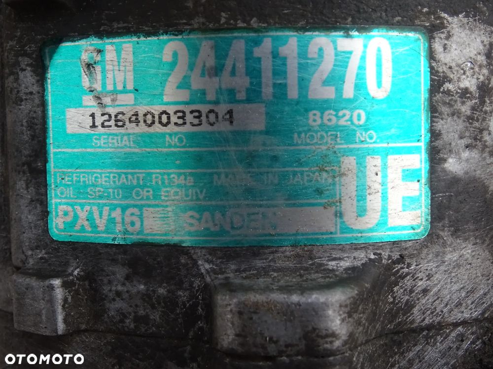 KOMPRESOR SPRĘŻARKA POMPA KLIMATYZACJI OPEL VECTRA C SIGNUM ASTRA H ZAFIRA B 1,8 1,6 UE - 4