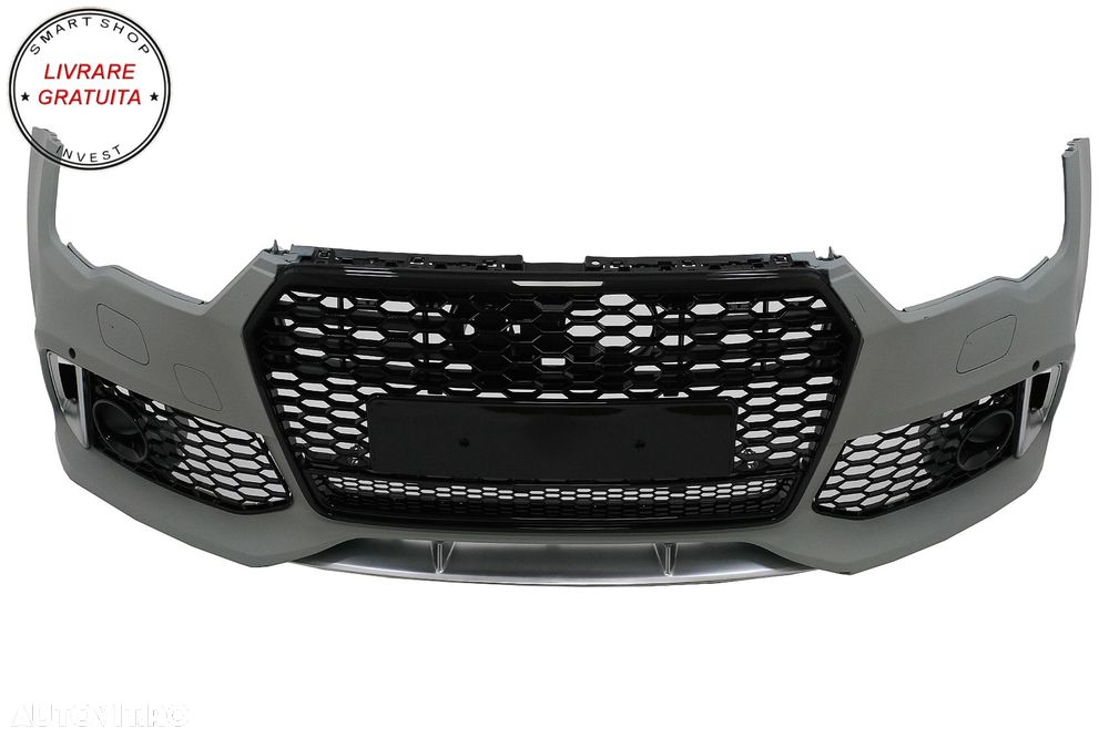 Bara Fata cu Grila Centrala Audi A7 4G Facelift (2015-2018) RS7 Design- livrare gratuita - 3