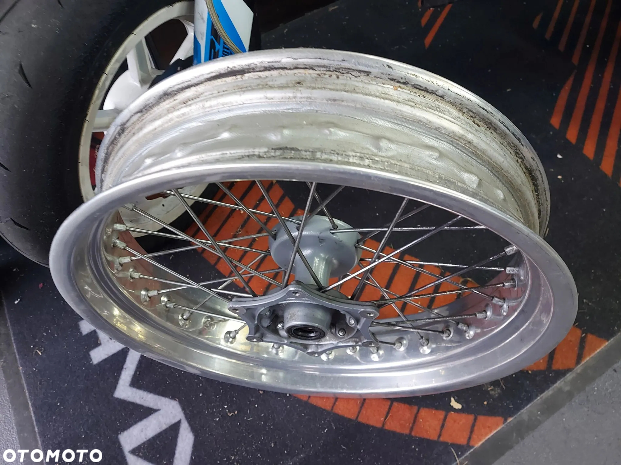 KTM EXC SX SXF LC4 SUPERMOTO FELGA KOŁO PRZÓD OŚ 20mm PIASTA - 3