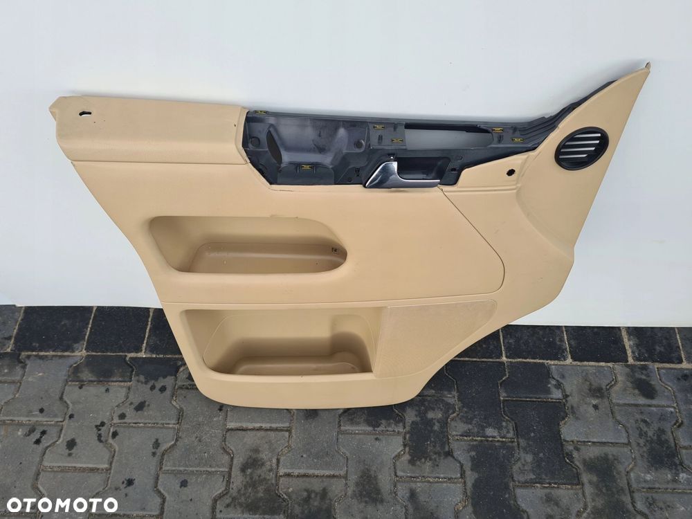 VW T5 MULTIVAN tapicerka boczek drzwi lewy przód SKÓRA BANAN - 2