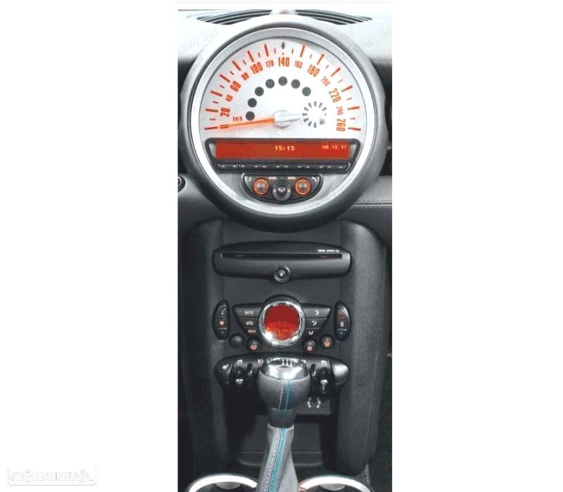 MOLDURA ADAPTADOR PRETO PARA RADIO 1-DIN Y 2-DIN PARA MINI HATCH II CABRIO II CLUBMAN CLUBVAN COUPE - 2