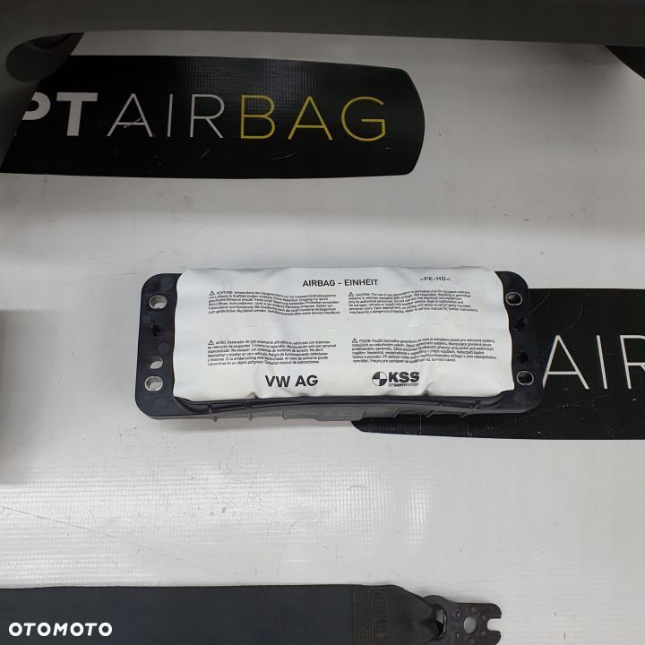SKODA OCTAVIA III 3 5E0 DESKA ROZDZIELCZA KONSOLA KOKPIT PULPIT PODUSZKI AIRBAG AIR BAG PASY KIT SET - 8