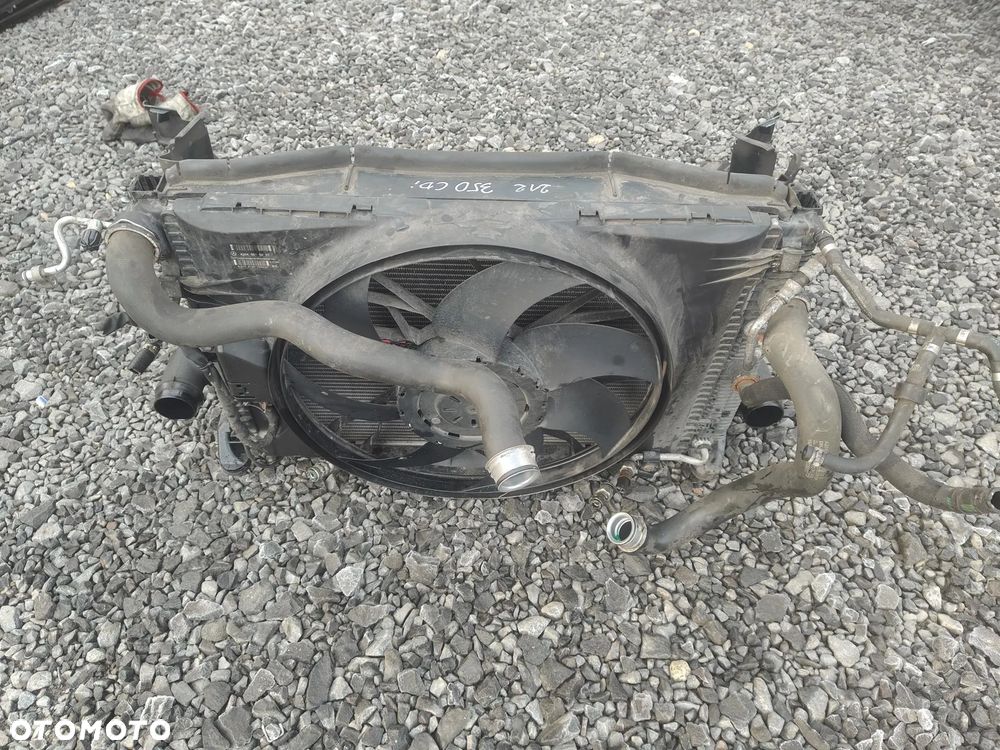 MERCEDES W212 3.0 CDI OM642 350cdi Pas Przedni Wzmocnienie Czołowe Chłodnice Belka - 9