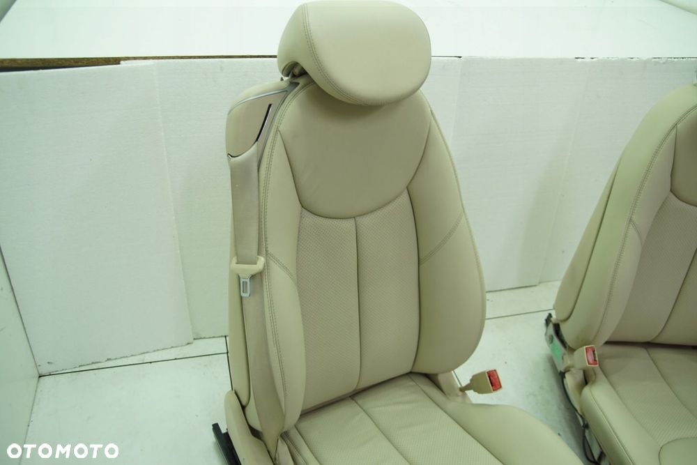 FOTELE FOTEL PASAZER KIEROWCA KOLOR BEIGE 205A WENTYLOWANE MERCEDES SL R230 - 9