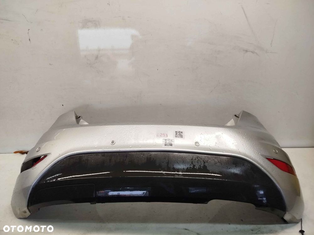 ^ ZDERZAK TYŁ TYLNY FORD FIESTA MK.7 7 VII MOONDUST SILVER SREBRNY PDC CZUJNIKI - 1