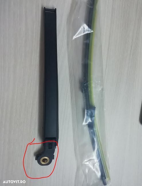 Fara Capac- Brat stergator luneta Seat Ibiza IV (6J) 2008- cu lamela stergator 350mm - 1