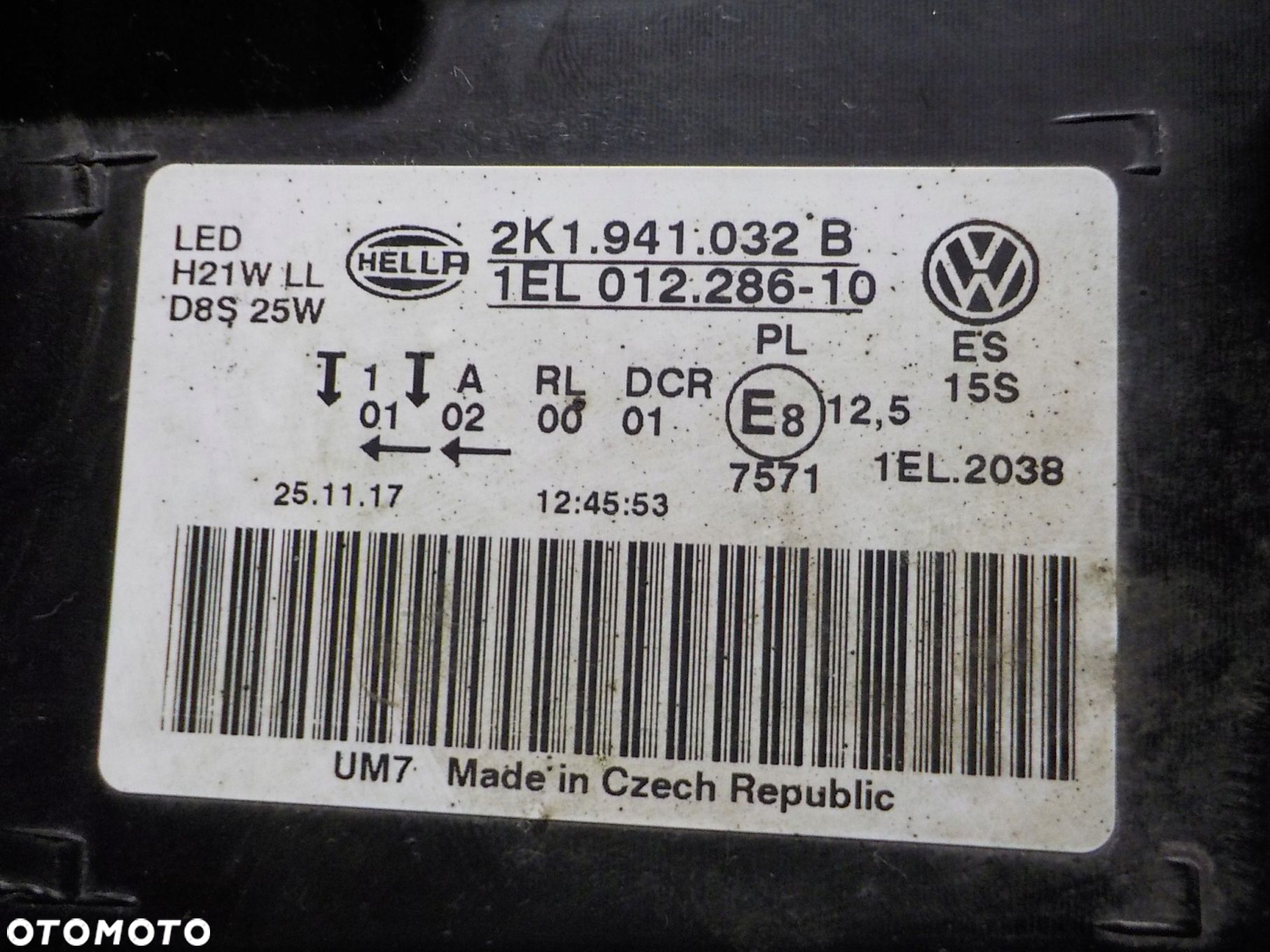 LAMPA PRAWA PRZÓD VW CADDY 2K1 LIFT XENON 2015- - 7