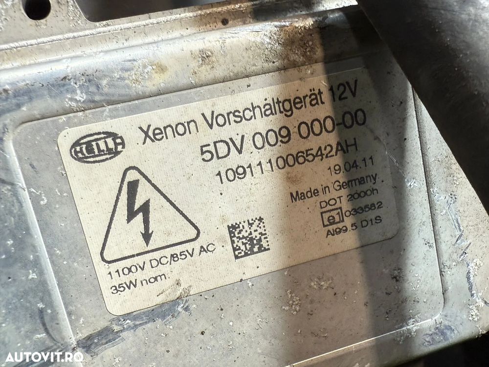 FAR DREAPTA UK CU LUPA / XENON JAGUAR XF X250 3.0 DIESEL 2011 COD OEM 5DV009000-00 / C2Z13821 / 8X2313W029JC / BERLINA 2009-2015 - 8