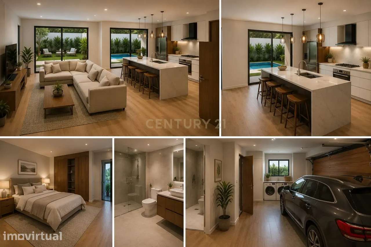 Moradia T4 com garagem e piscina - Quinta do Conde - Grande imagem: 4/23