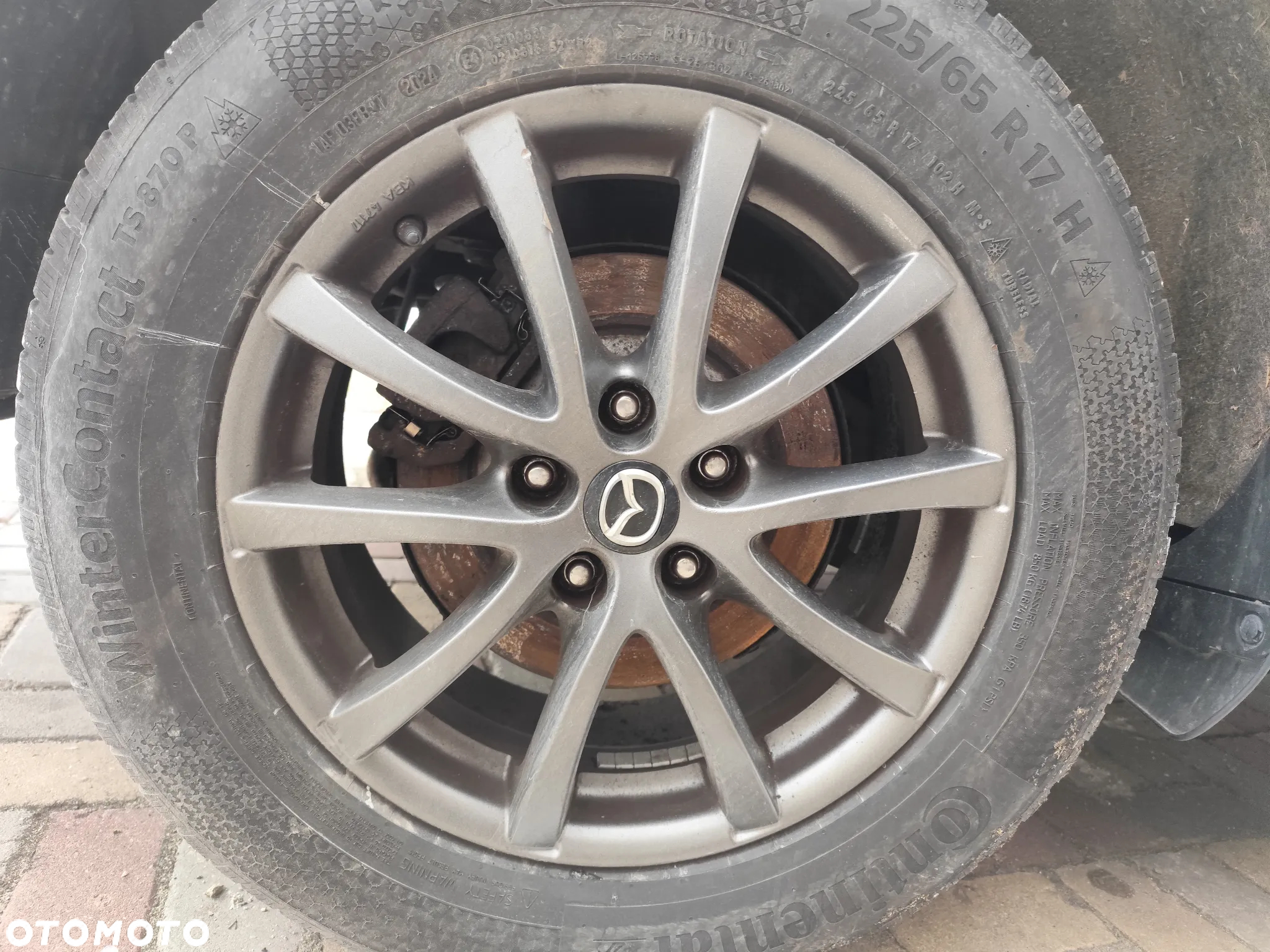 MAZDA CX-5 felgi aluminiowe komplet  4 sztuki BORBET 7x17 et50 5 x 114,3 - 2