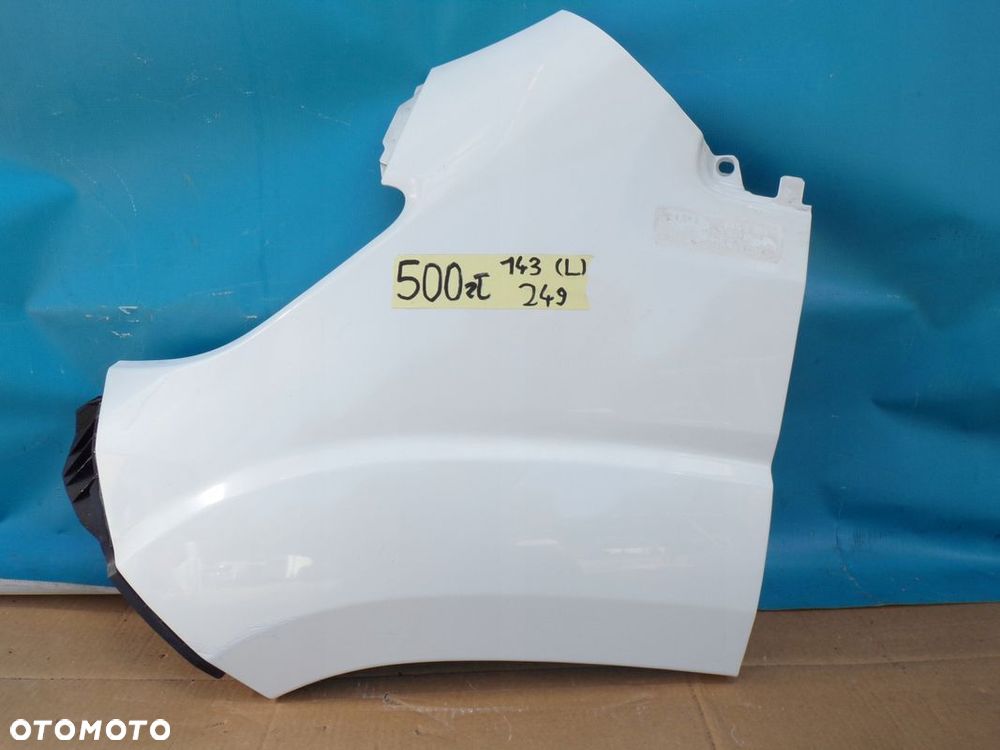 DUCATO BOXER JUMPER Lift 14- błotnik przedni LEWY BIAŁY - 1