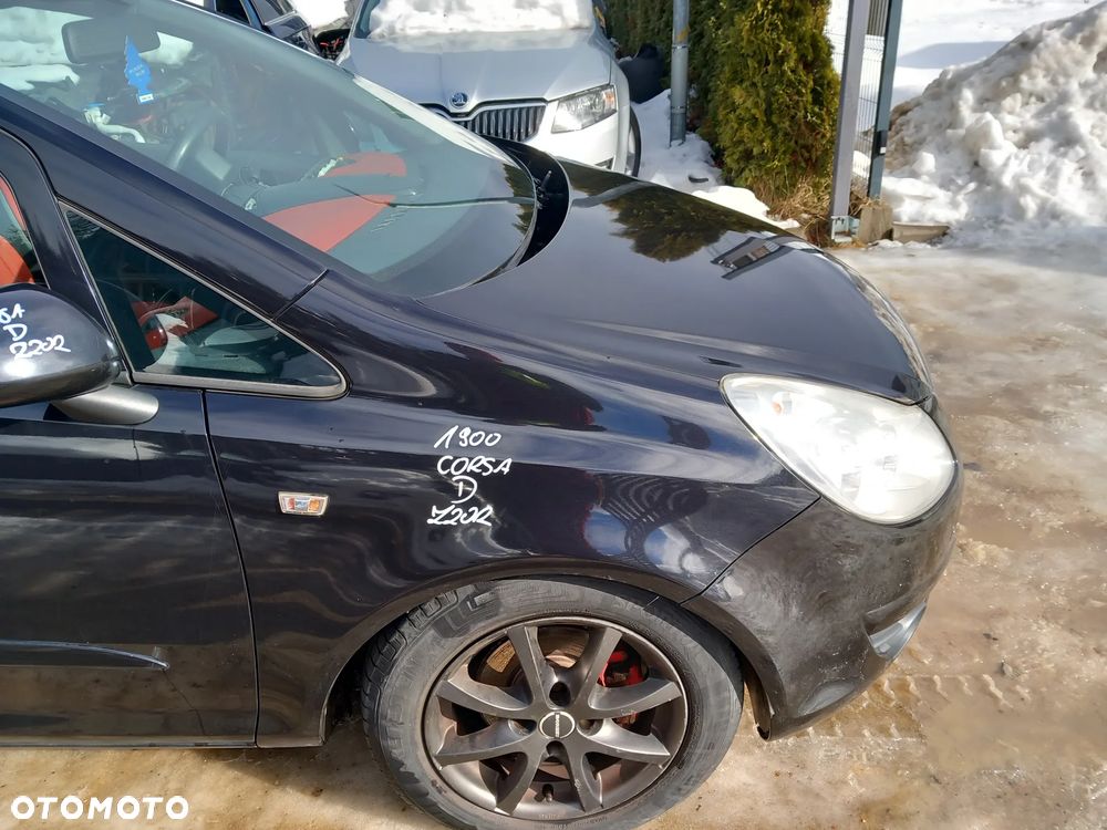 OPEL CORSA D BŁOTNIK PRAWY PRZEDNI PRAWY PRZÓD KOLOR: Z20R - 1