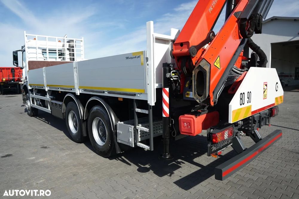 Mercedes-Benz AROCS 2642 / 6x4 / LIVRARE - 7,2 M / PALFINGER PK 19 001 / MAX. CAPACITATE DE RIDICARE 6.000 KG / ROTATOARE / TELECOMANDĂ / EURO 6 - 15