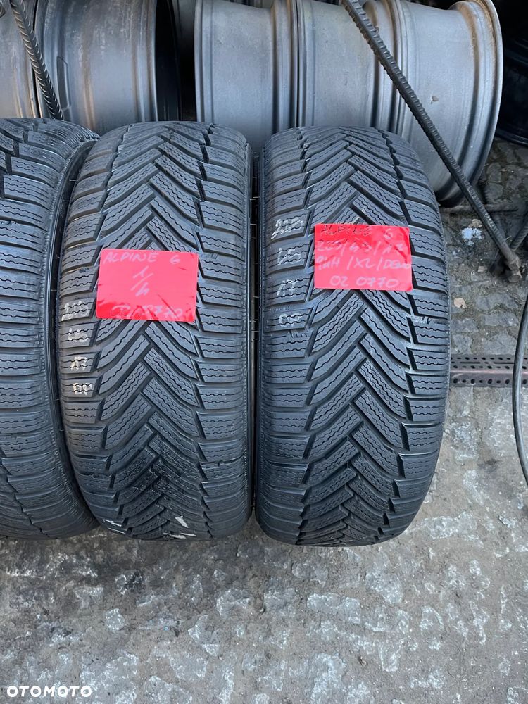 225 45 17 Michelin Alpin 6 jak nowe Opony zimowe - 2