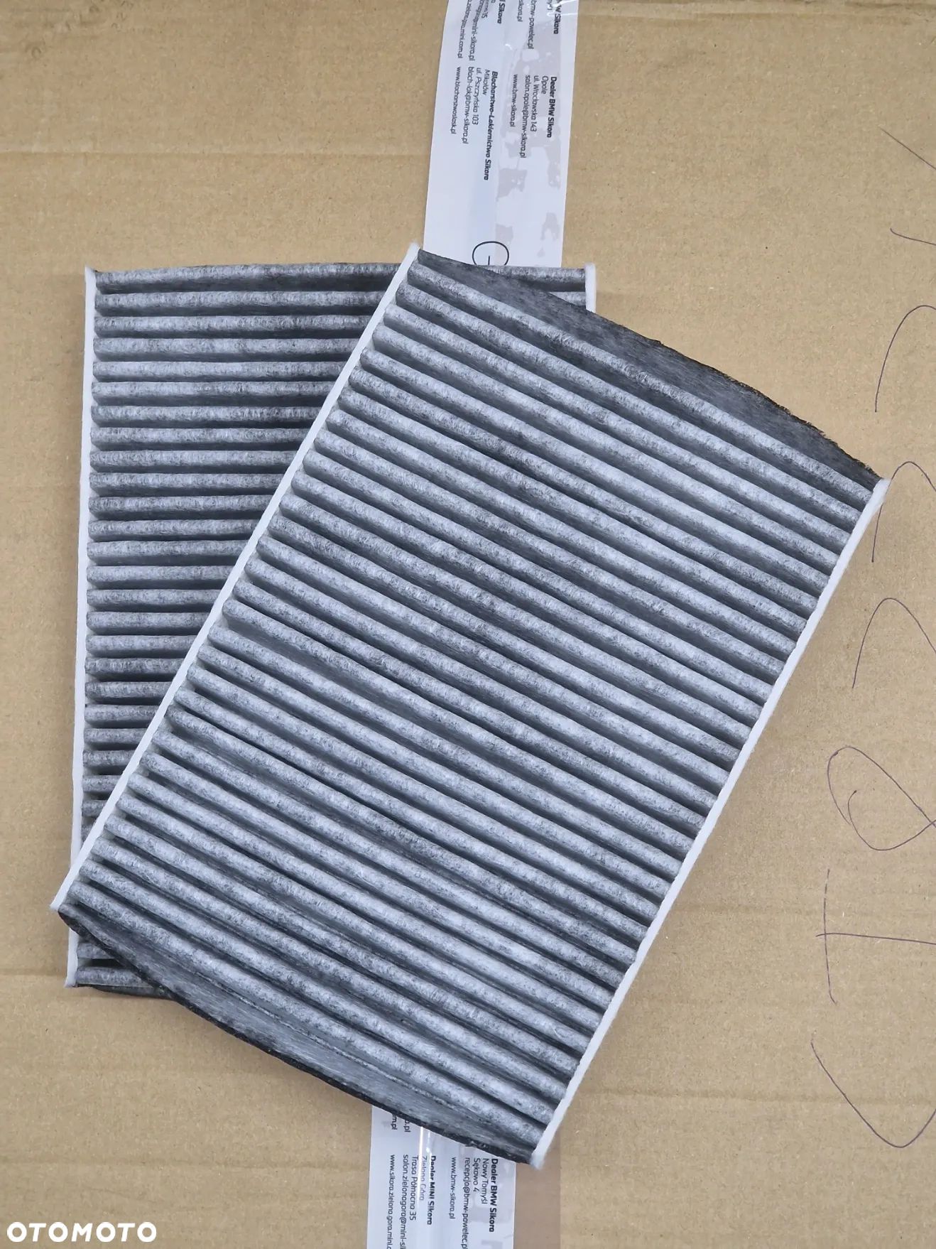NOWY ORYGINALNY zestaw mikrofiltrów BMW  5' G30 G31 6' G32 X5 G05 X6 G06 i inne - 1