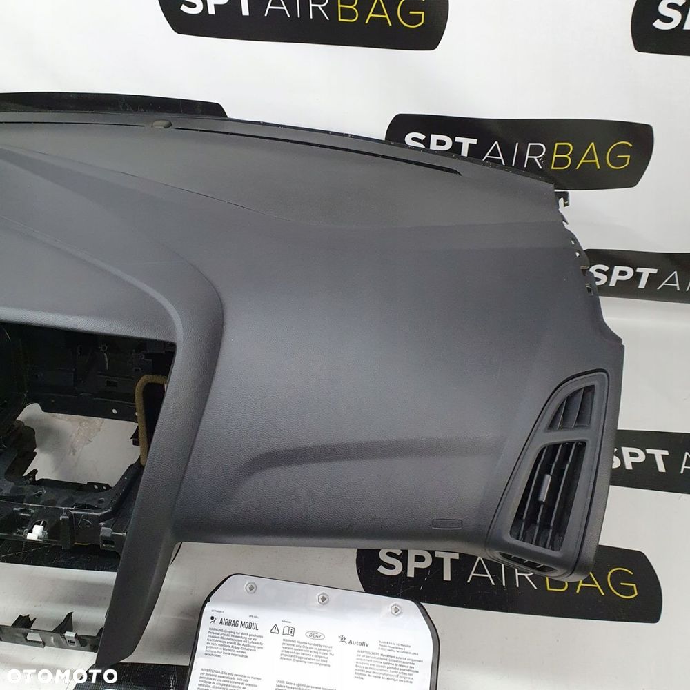 FORD FOCUS MK3 III 3 LIFT KOKPIT DESKA KONSOLA PULPIT PODUSZKA AIRBAG AIR BAG PASY KIT SET - 4