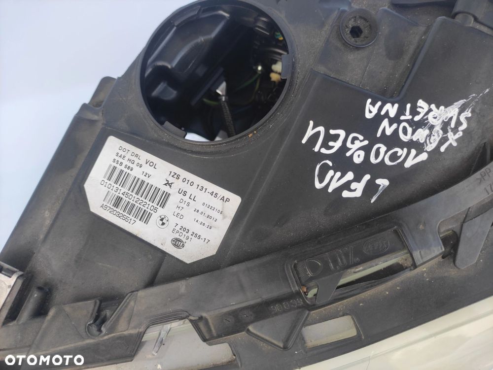 LAMPA LEWY PRZÓD PRZEDNIA BMW F10 F11 XENON SKRĘTNY EUROPA - 3