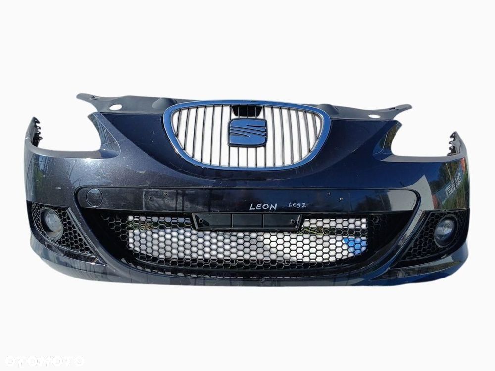ZDERZAK PRZÓD PRZEDNI CZARNY SEAT LEON II 05-09r. KOD LAKIERU LC92