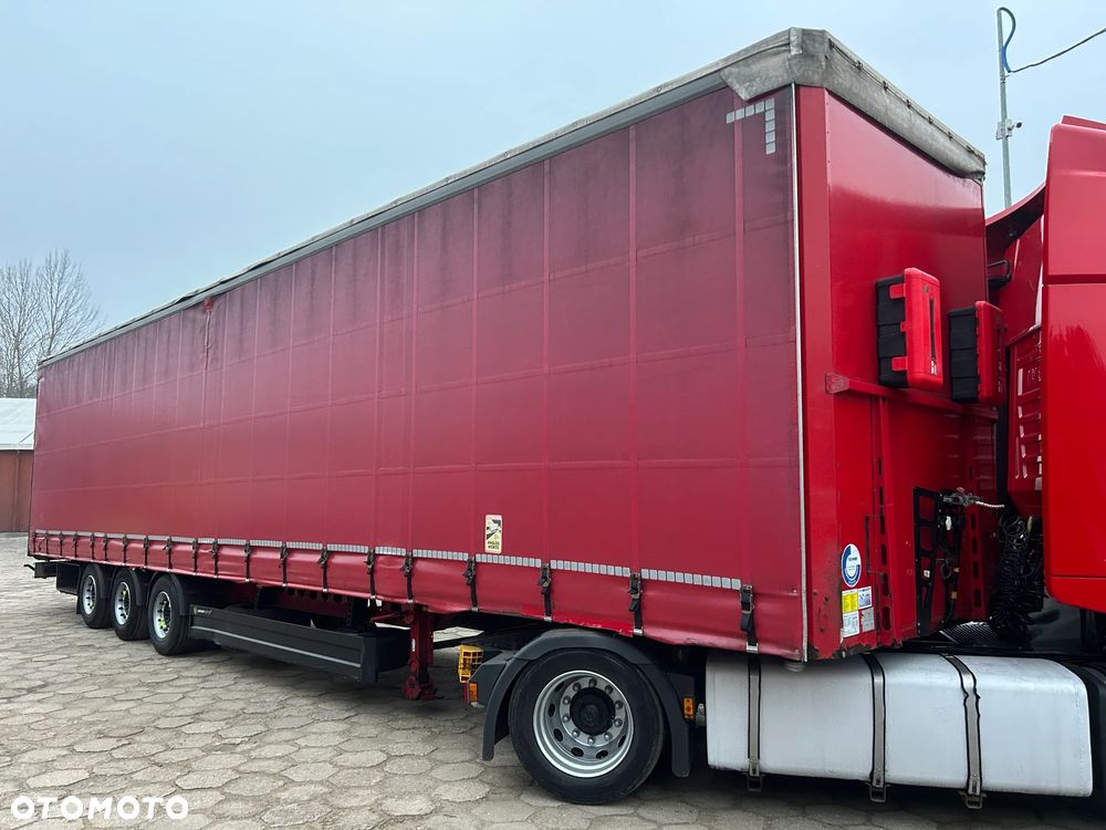 Berger FIRANKA MEGA 5170 KG BARDZO LEKKA / SAF OSIE / OŚ PODNOSZONA / 2019 ROK / BERGER ECOTRAIL LIGHT MEGA / OPONY R 19.5 / 2 KOŁA ZAPASOWE / DACH PODNOSZONY i REGULOWANY !! - 1