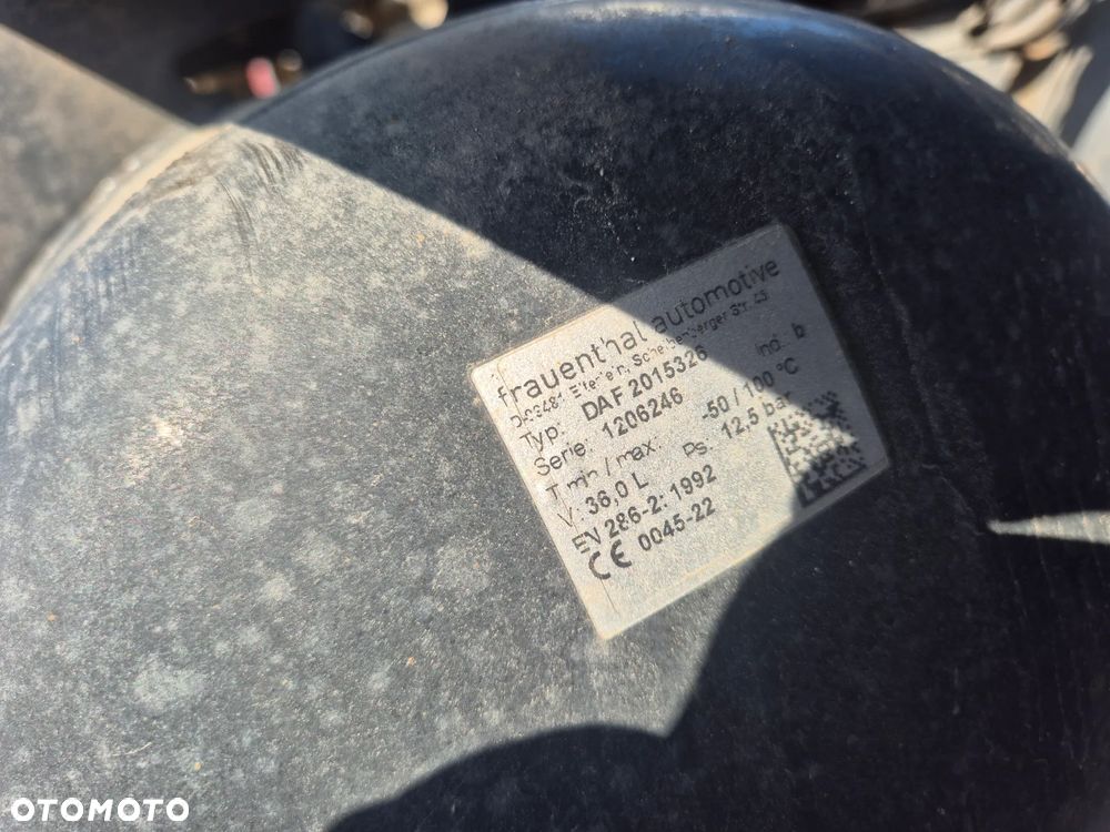 ZBIORNIK BUTLA POWIETRZA 36L. DAF XF 106 LOW DECK 2015326 - 2
