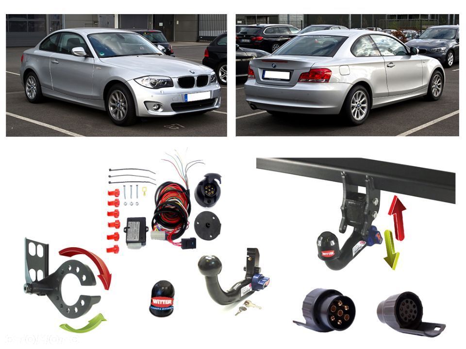 Hak Holowniczy Westfalia Witter Automa Wypinany  Moduł 13 pin  BMW 3 III E90 E91 E92 od 2005 do 2012 - 2
