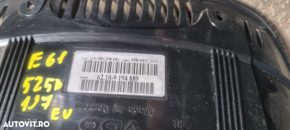 Ceasuri bord BMW seria 5 E61 525 197 cai  cod 9194889 - 2