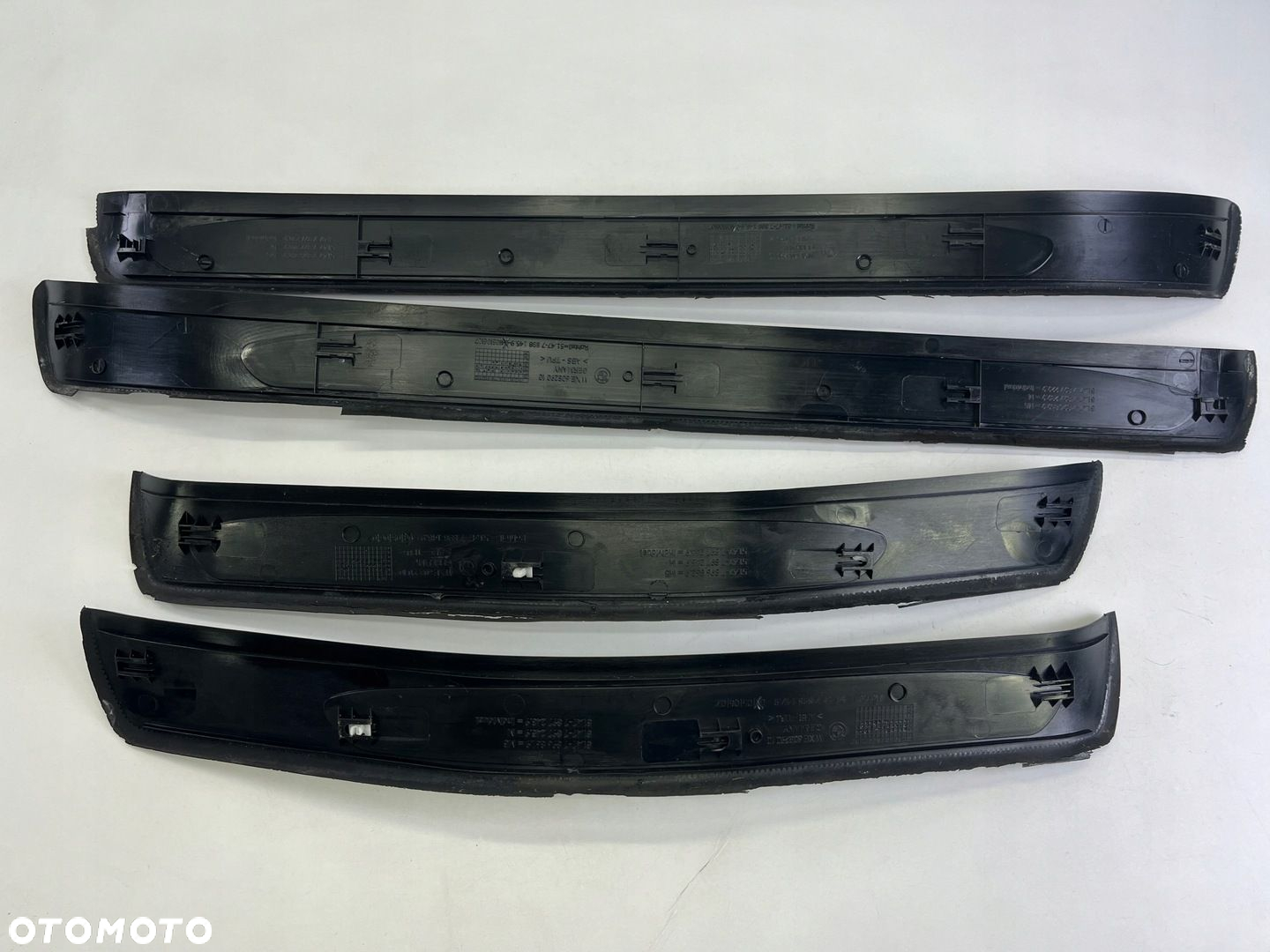 NAKŁADKI LISTWY PROGOWE WEWNĘTRZNE BMW E60 E61 M-PAKIET - 8