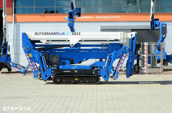 Ruthmann Bluelift SA22 Podnośnik gąsienicowy 22m Pająk na gąsienicach 22m Podnośnik terenowy Zwyżka 4x4 Od Wyłącznego Dealera w Polsce