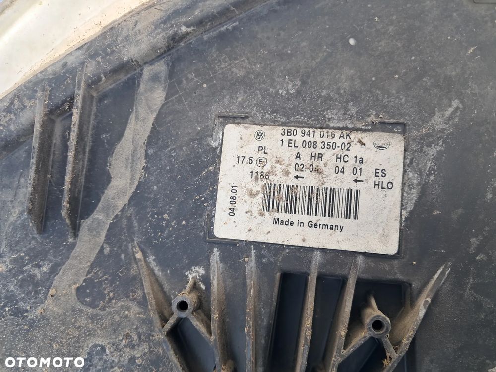 Volkswagen Passat B5 Lampa przednia lewa prawa Europa - 7