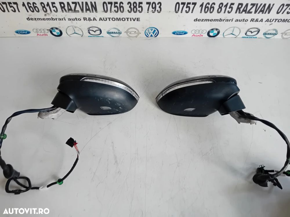 Oglinzi Oglinda Stanga Dreapta Vw Passat B8 2014-2020 Cu Rabatare Electrica Incalzire Volan Stanga - 6