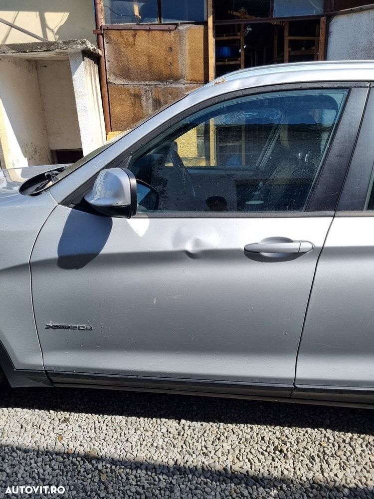 Usa Stanga Fata BMW X3 F25 2010 - 2014 SUV 4 Usi Titanium Silver 354/7 (1287) CU DEFECTE - 1